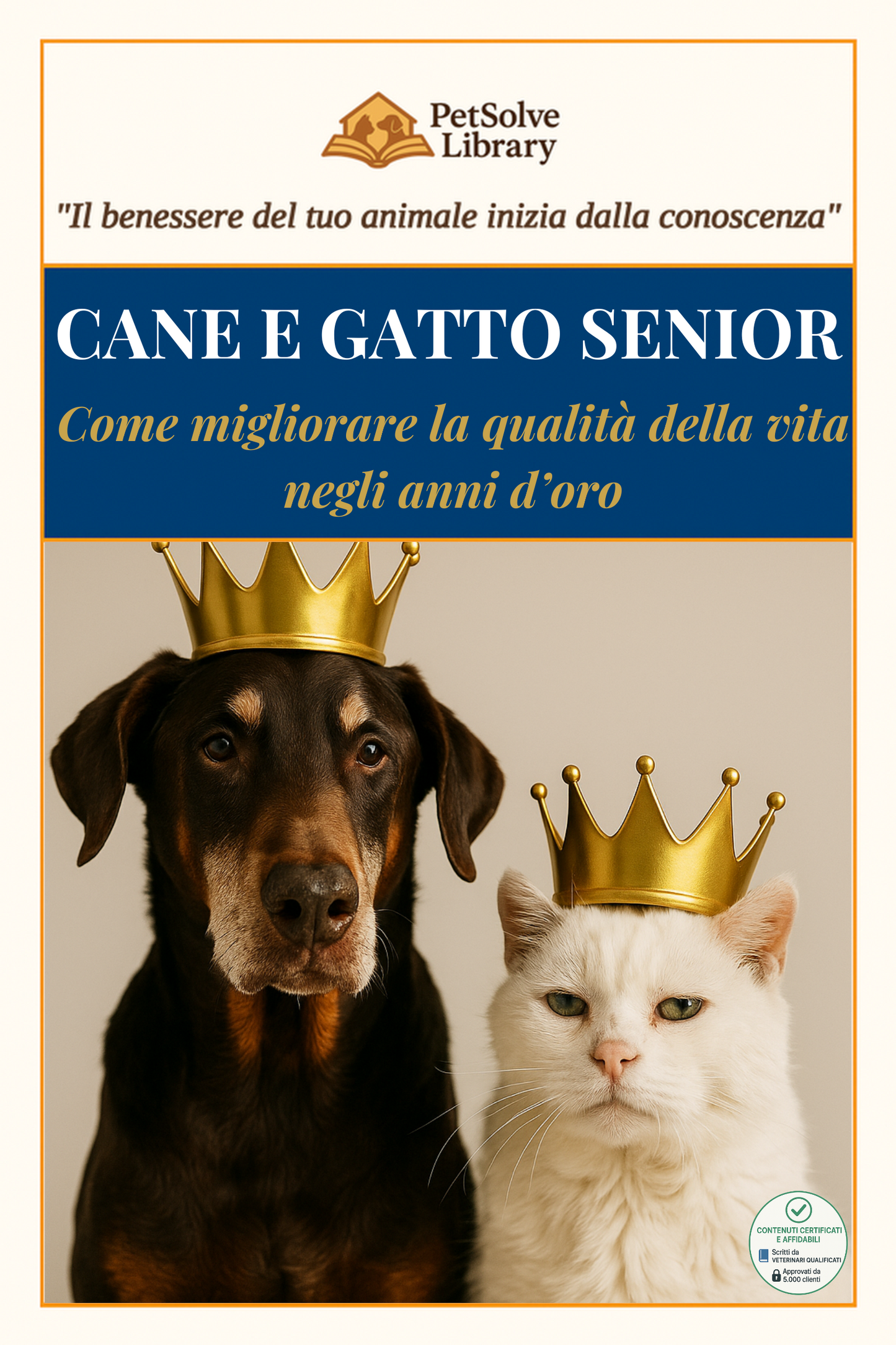 CANE E GATTO SENIOR - Come migliorare la qualità della vita negli anni d'oro