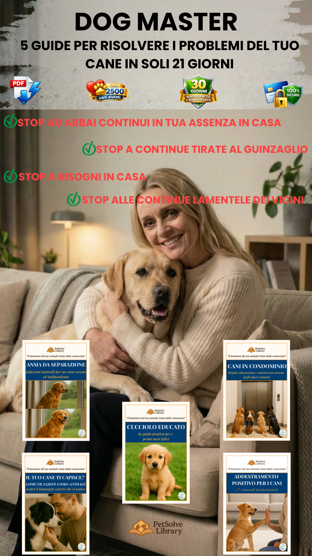 PetSolve Dog Master - Educare il tuo cane 21 Giorni